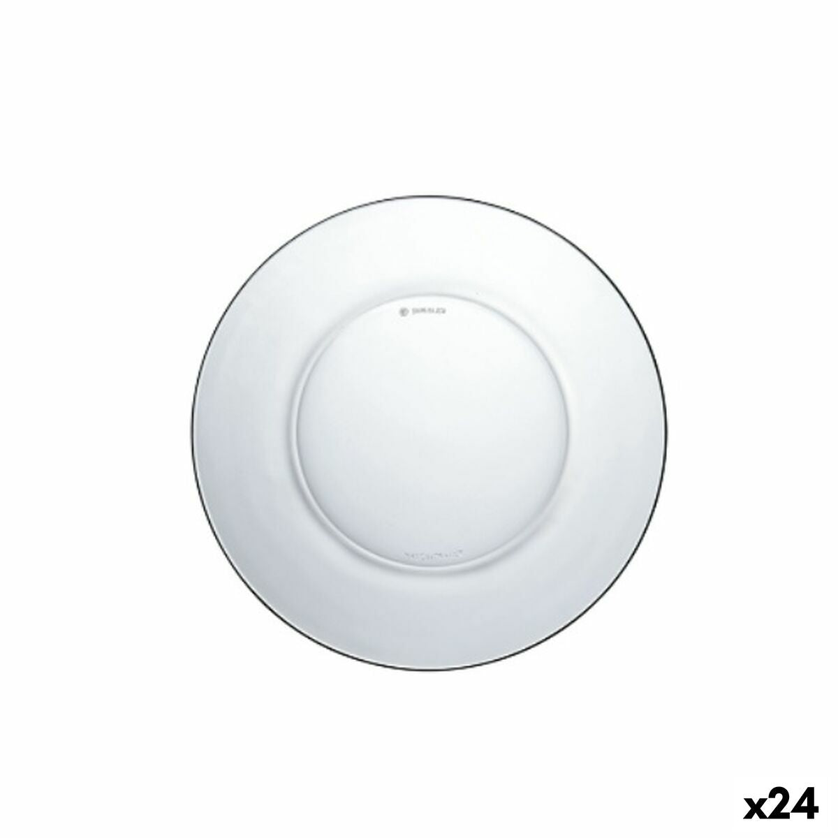 Lot de 24 assiettes à dessert Duralex Lys transparent