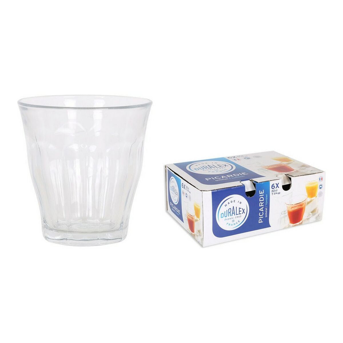 Set de 6 Verres Duralex Picardie 22 cl