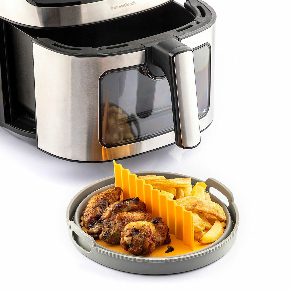 Panier pliable pour Air fryer 2 en 1 en silicone