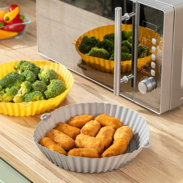 Ensemble 2 paniers et pinceau pour airfryer