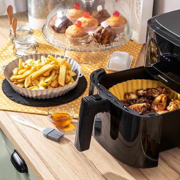 Ensemble 2 paniers et pinceau pour airfryer