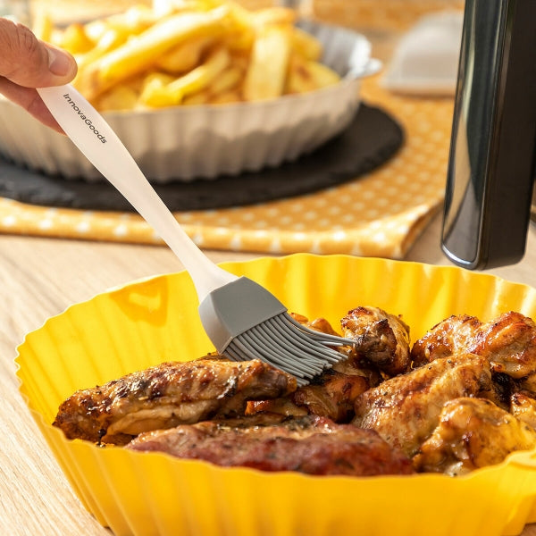 Ensemble 2 paniers et pinceau pour airfryer